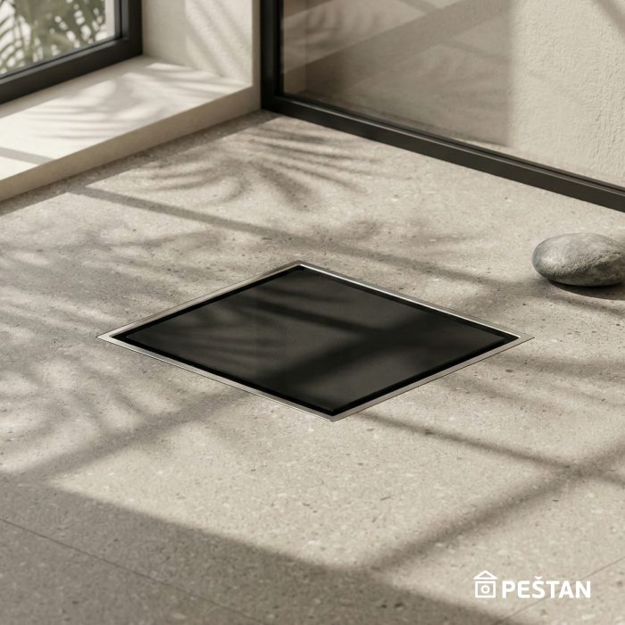 ტრაპი Glass 4 - Ø50